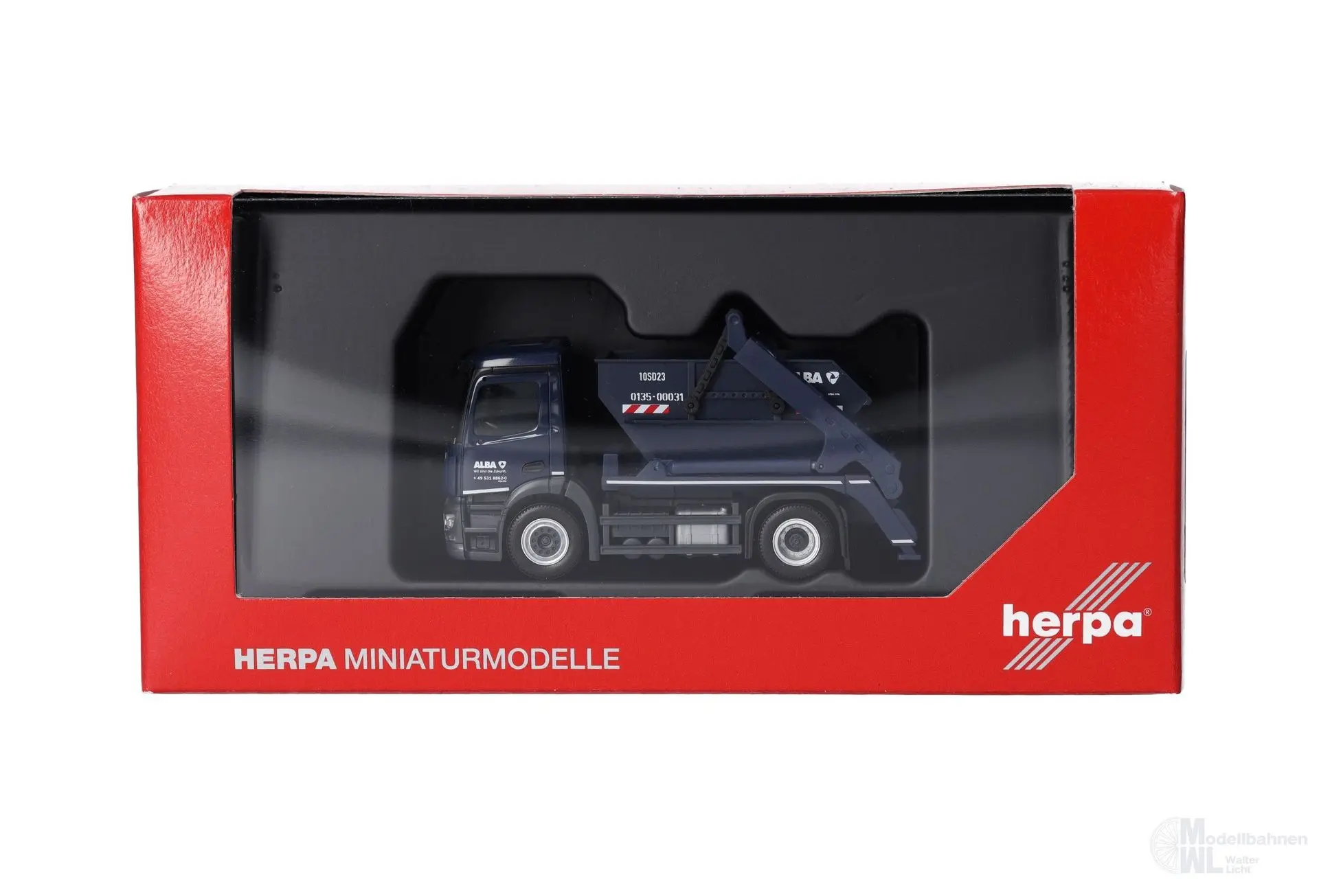Herpa 318440 - Mercedes-Benz Actros S Absetzkipper AK12 ALBA H0 1:87