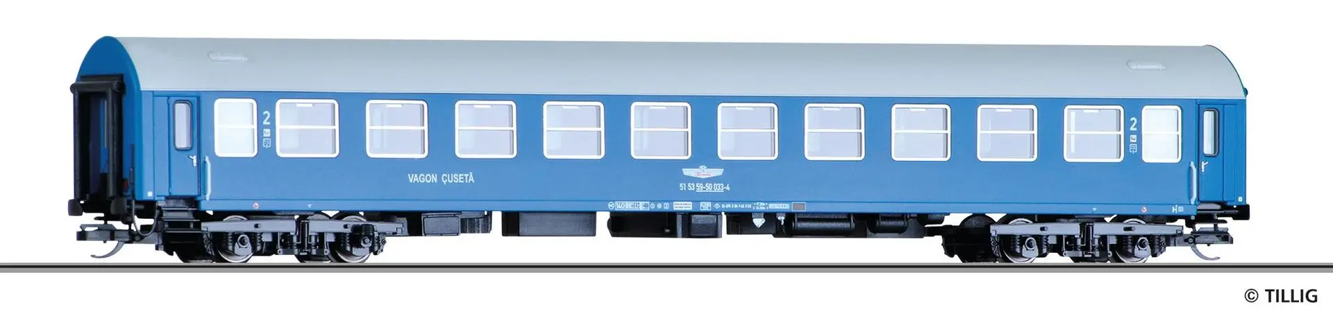 Tillig 74986 - Liegewagen CFR Ep.IV 2.KL. Typ Y/B70 H0/GL