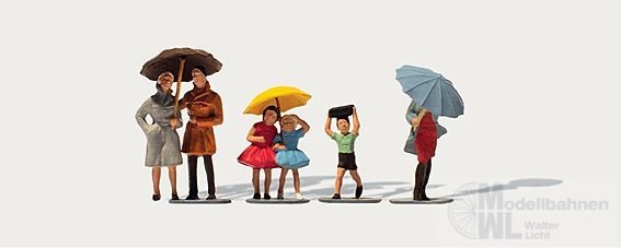 Merten Figuren 212186 - Passanten im Regen H0 1:87