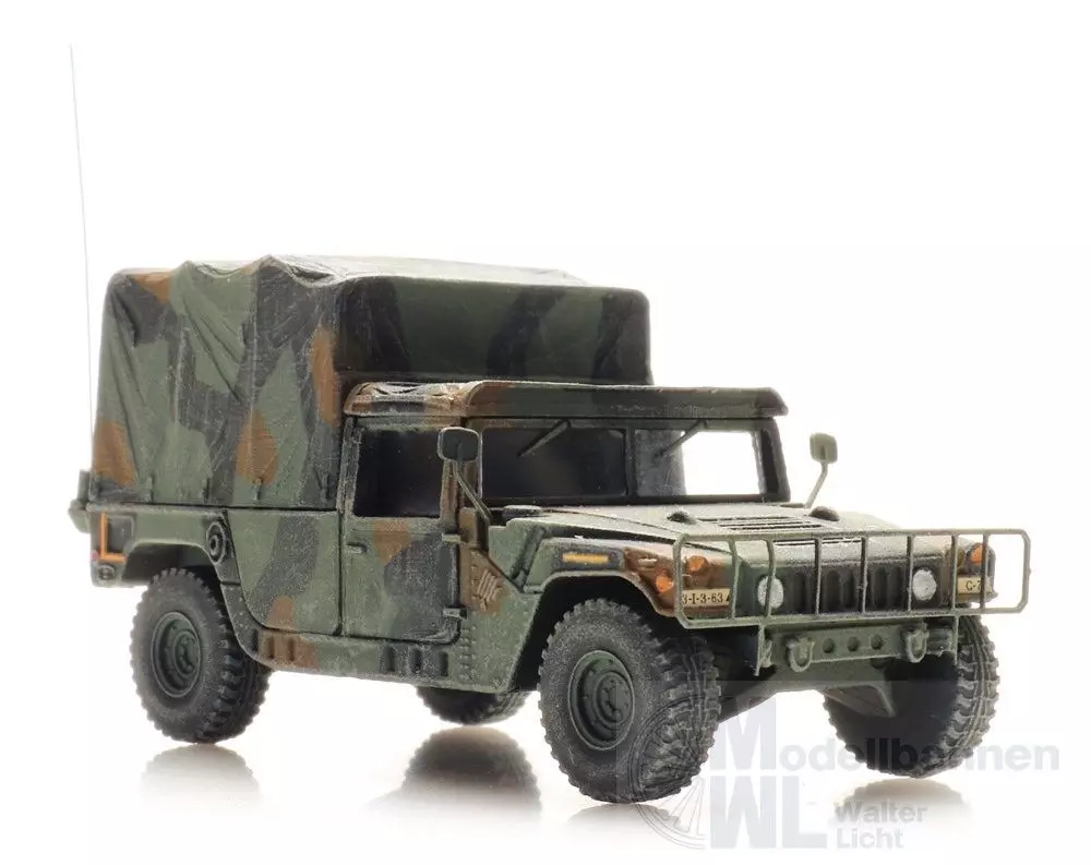 ARTITEC b.v. 6870554 - US Humvee Camo Cargo TK-HQ Unit H0 1:87