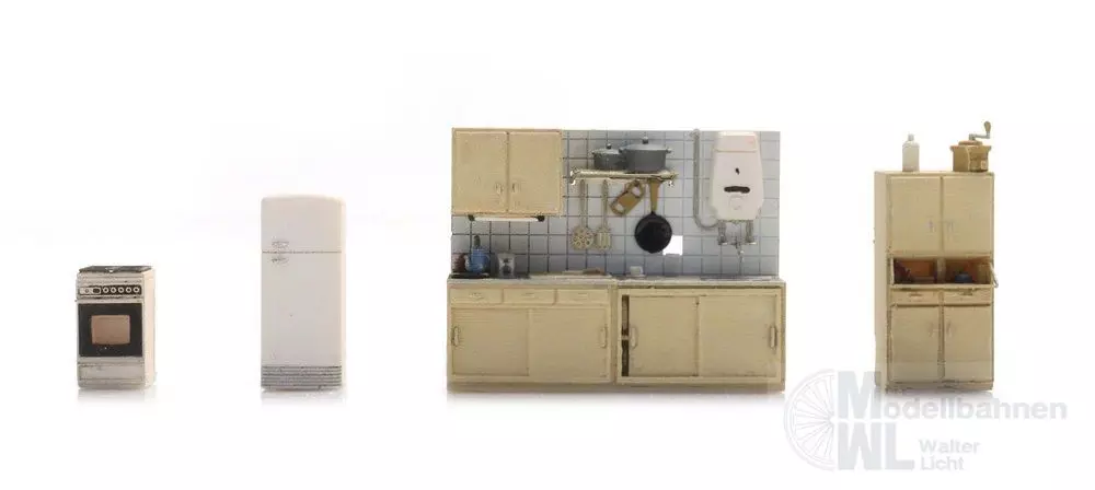 ARTITEC b.v. 387.724 - Kücheninterieur H0 1:87 Fertigmodell
