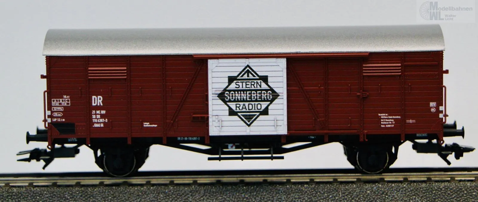Märklin 46152 - MÄRKLIN - Güterwagen ged. DR Ep.IV Stern Radio Sonneberg H0/WS