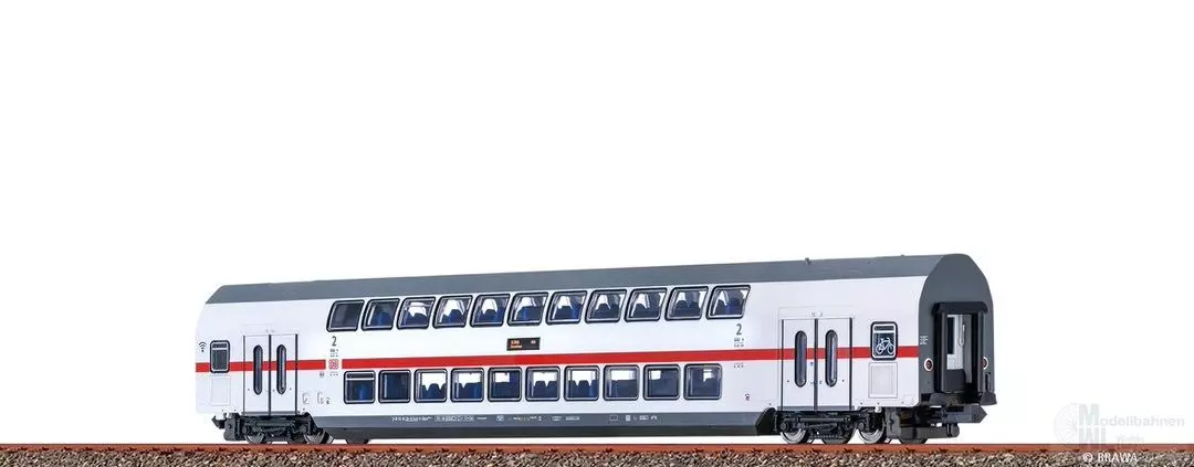 Brawa 64537 - TWINDEXX VARIO® IC2-Doppelstock-Mittelwagen DB AG 2.Kl. Konstanz N 1:160