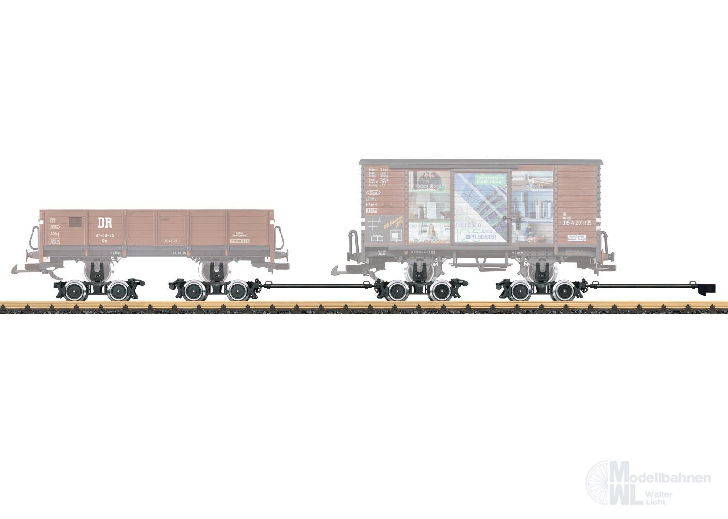 LGB 48180 - Rollbock Paar DR Ep.III Spur G 1:22,5