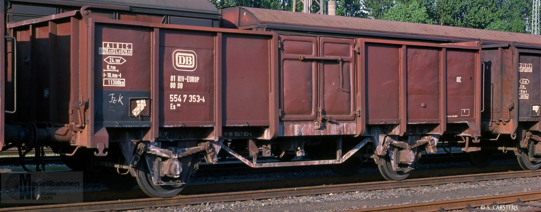 Brawa 50060 - Güterwagen offen DB Ep.IV 01 80 554 7 353-4 H0/GL