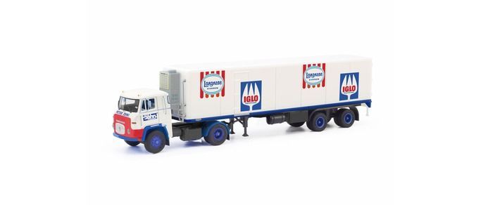 Herpa 87MBS026314 - Scania Vabis LB 76 Kühlkoffersattelzug Peter John / IGLO H0 1:87