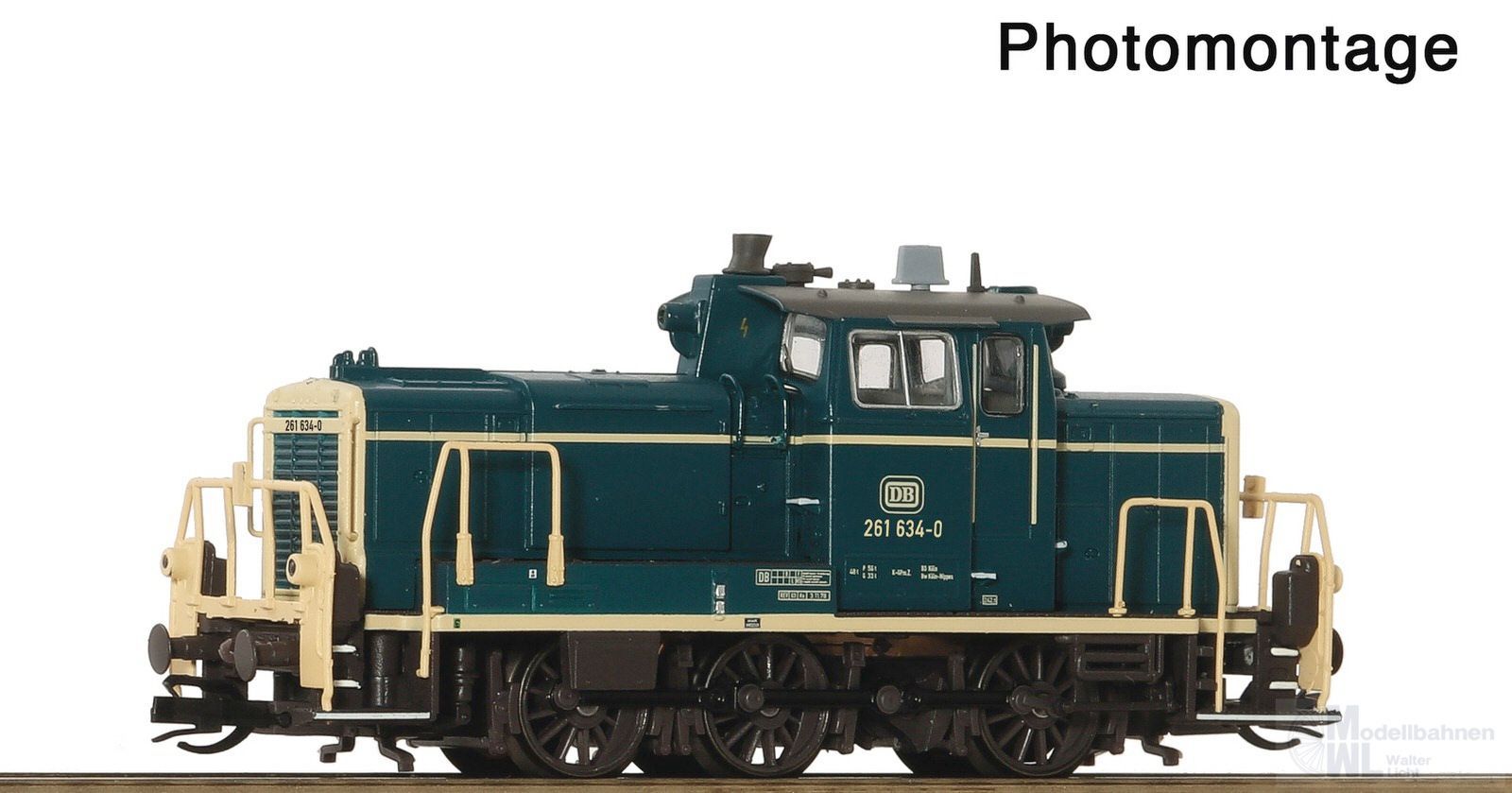 Roco 7380041 - Diesellok BR 261 634-0 DB Ep.IV TT 1:120