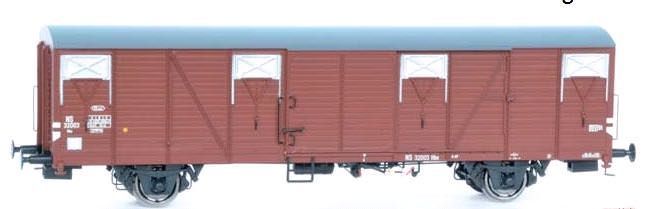 Exact Train 20252 - Güterwagen gedeckt NS Ep.IV GBS EUROP mit Plakat NS Logo H0/GL