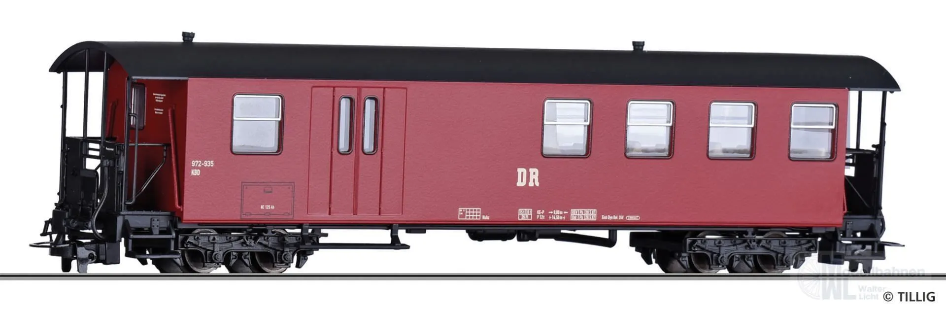 Tillig 03940 - Packwagen DR Ep.IV KBD4i H0e