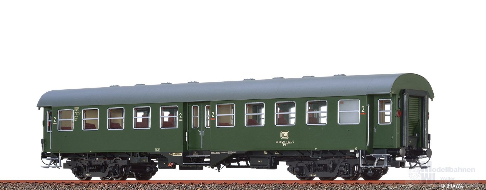 Brawa 46103 - Personenwagen DB Ep.IV Byg 514 50 80 29-11 534-4 Esn H0/GL Brawa 46103 - Personenwagen DB Ep.IV Byg 514 50 80 29-11 534-4 Esn H0/GL
