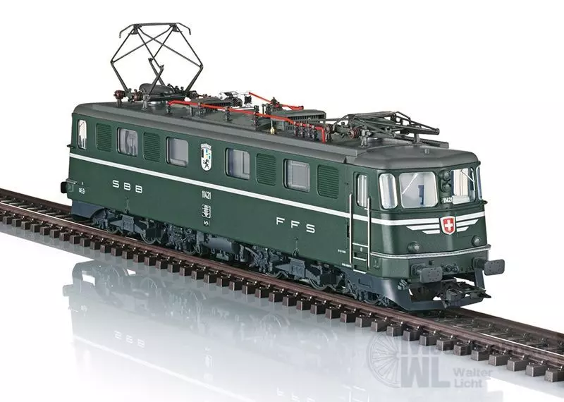 Märklin 39365 - MÄRKLIN - E-Lok Ae 6/6 SBB Ep.VI Kanton Graubünden Museumslok H0/WS Sound