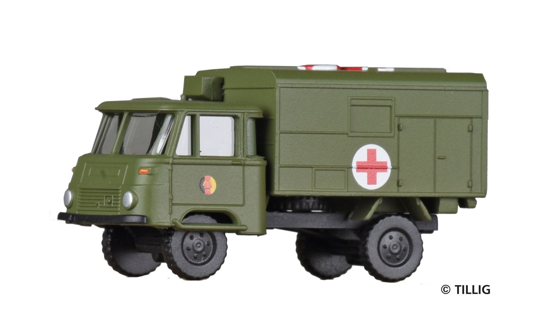 Tillig 19040 - Robur LO 1801 Kofferaufbau Krankentransportwagen NVA TT 1:120
