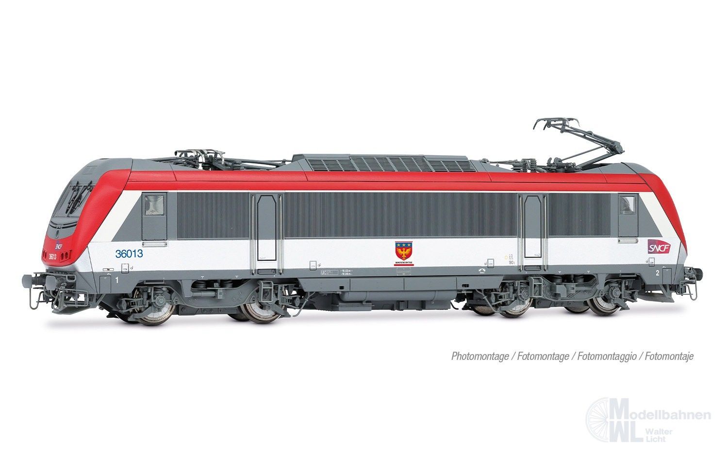 Jouef 2479S - E-Lok BB 36013 SNCF Ep.VI Bonnencontre H0/GL Sound