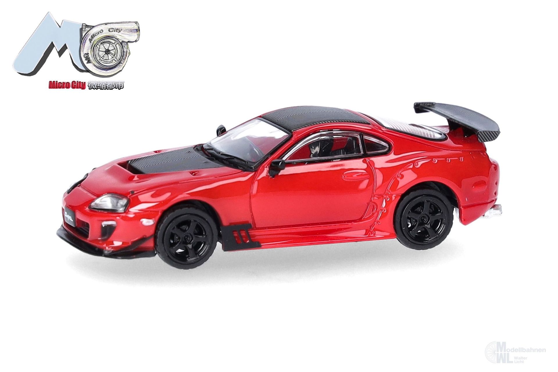 Herpa 87MC000016 - Toyota Supra rot (1993-2002) H0 1:87