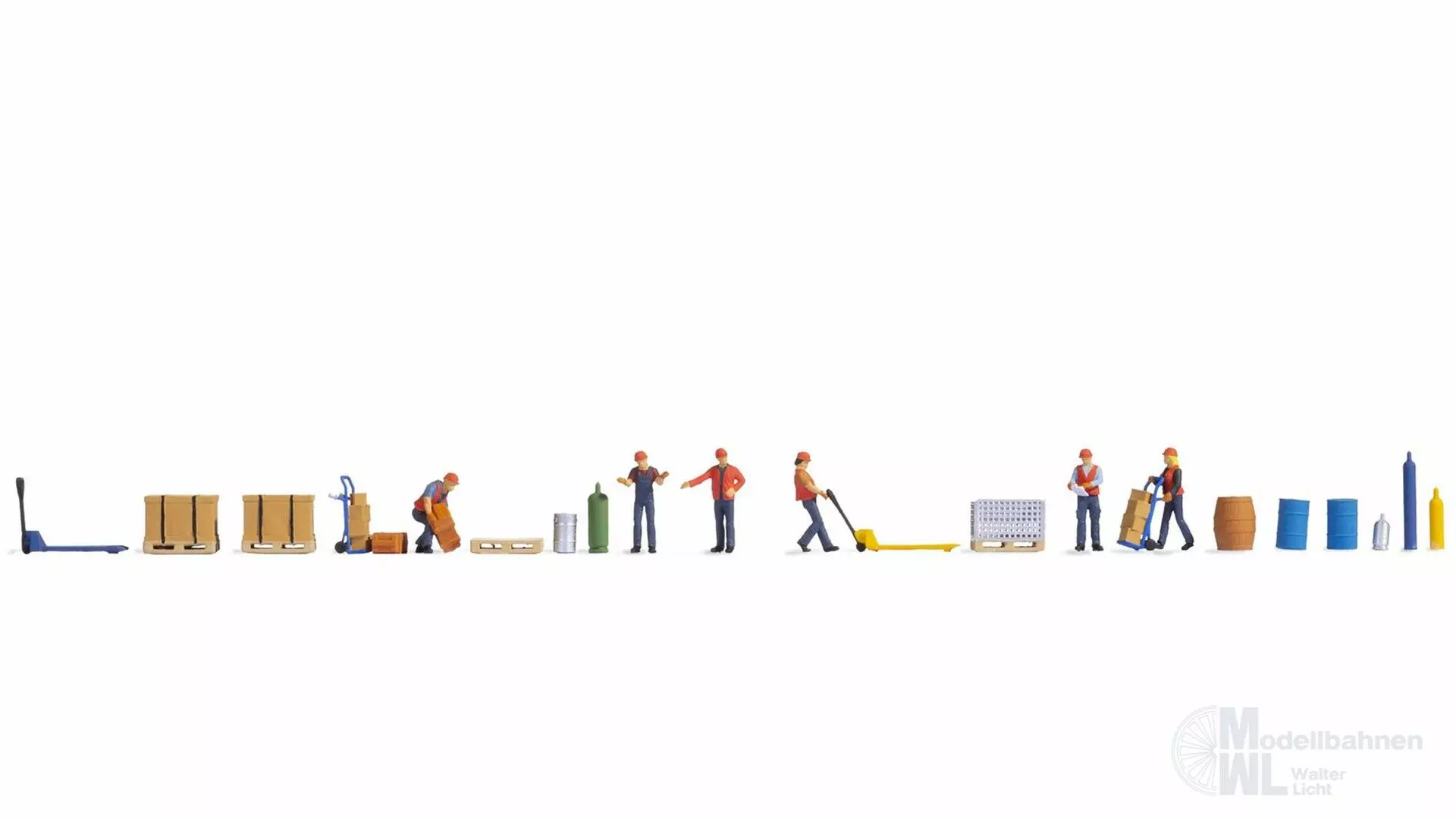Noch 16266 - Figuren-Themenwelt Güterverladung H0 1:87