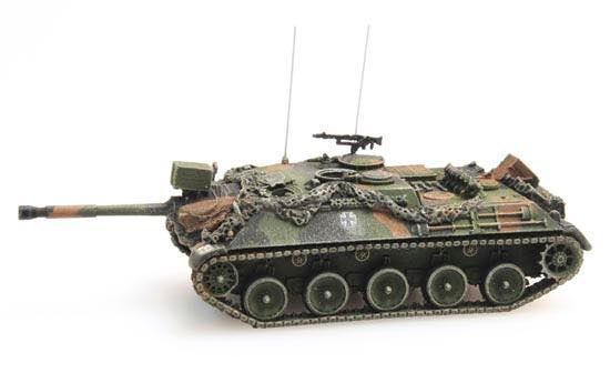 ARTITEC b.v. 6160004 - Panzer KaJaPa 90mm gefechtsklar Flecktarn Lackierung. Bundeswehr N 1:160