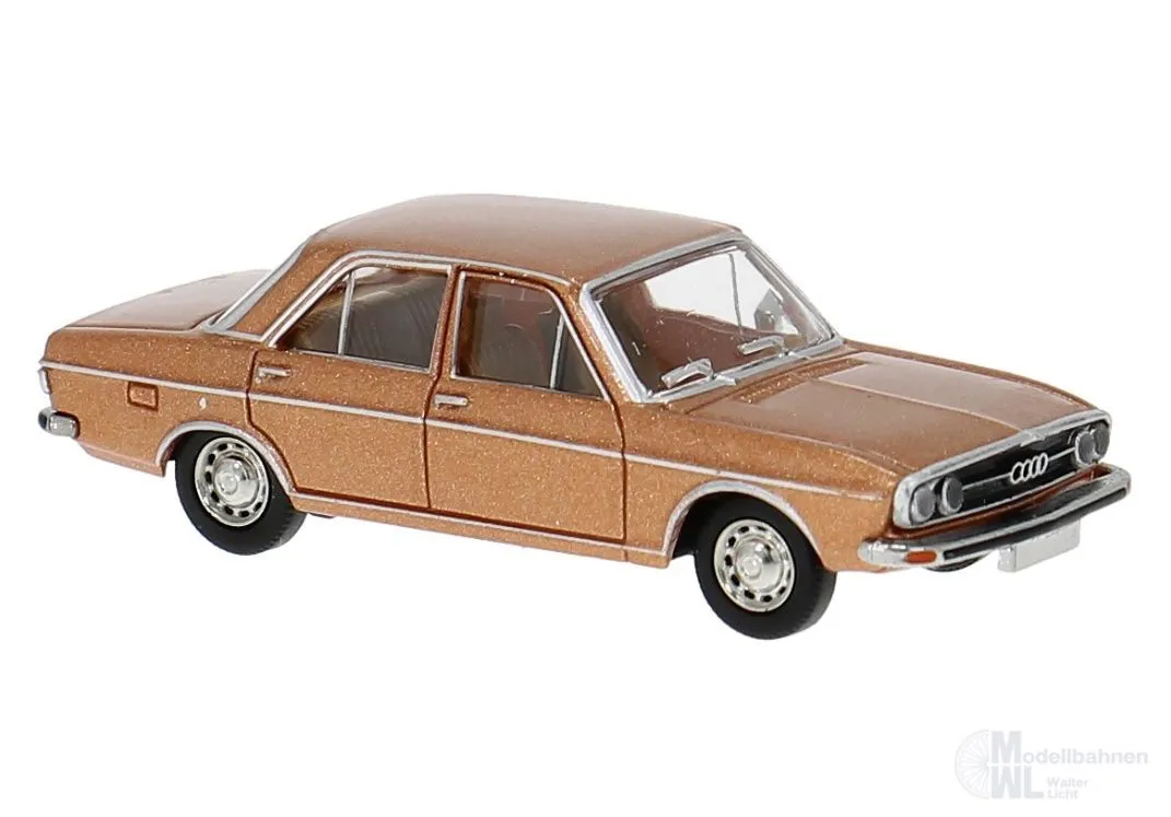 Brekina 28220 - Audi 100 (C1) in dunkelorange H0 1:87