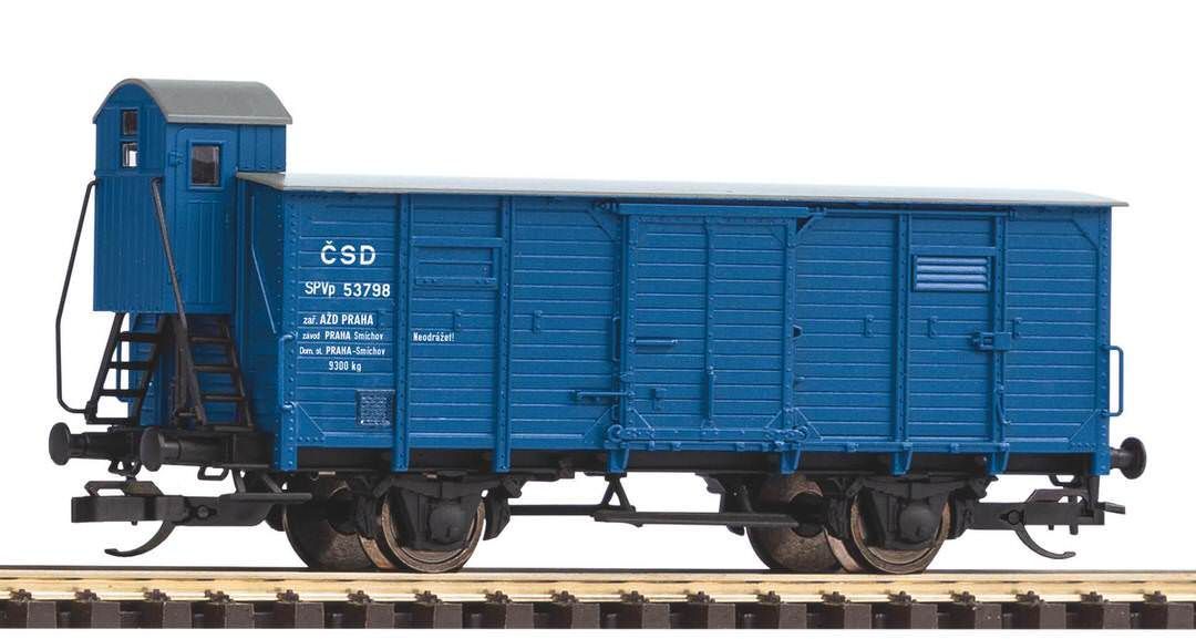 Piko 47768 - Güterwagen ged. CSD Ep.III G02 mit Bremserhaus TT 1:120