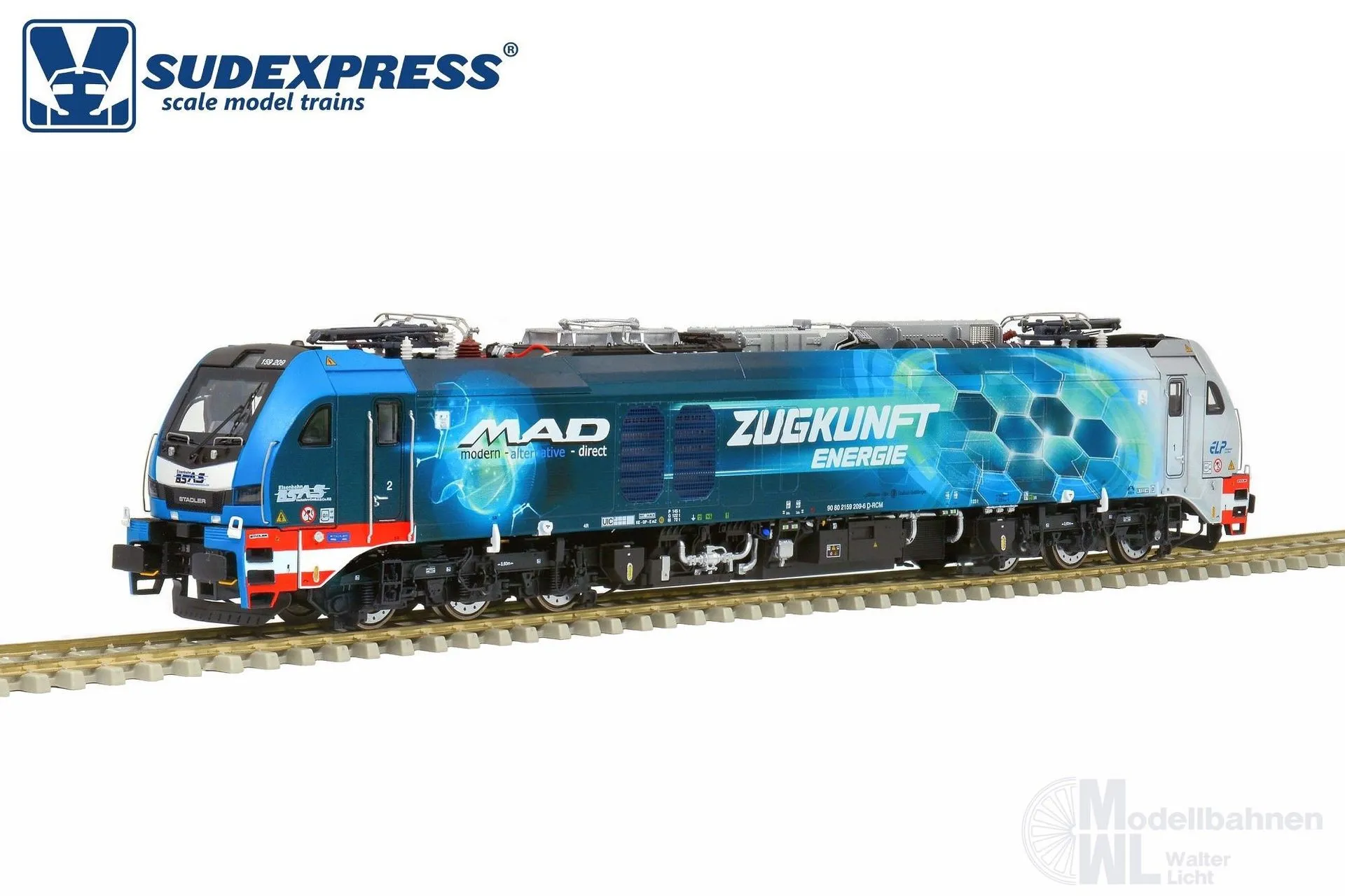 Sudexpress S1592099 - Zweikraftlok BR 159 209-6 EuroDual BSAS Ep.VI H0/WS Digital