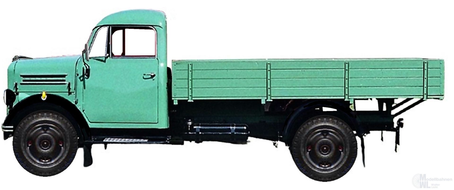 NPE NA88433 - Borgward B 1250 Pritsche grün H0 1:87