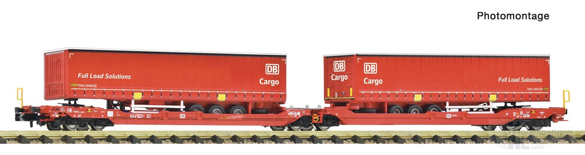 Fleischmann 6660103 - Doppeltaschen-Gelenkwagen DB Ep.VI N 1:160