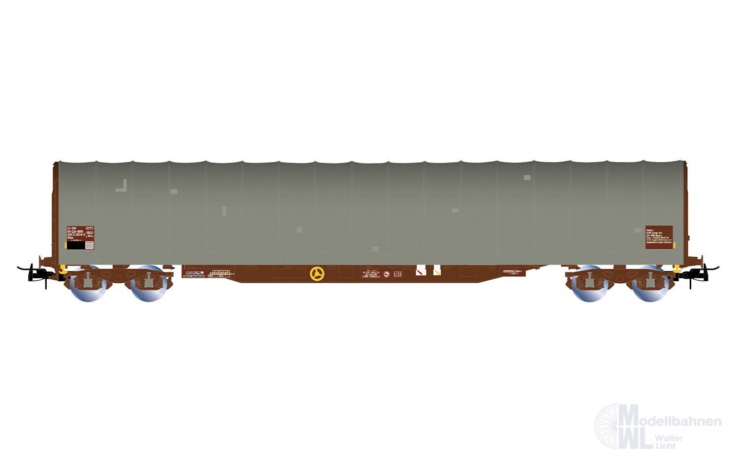 Rivarossi 6718 - Schiebeplanenwagen SBB Ep.V H0/GL