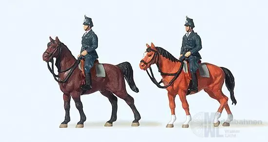 Preiser 10399 - Berittene Polizei. Deutschlan H0 1:87