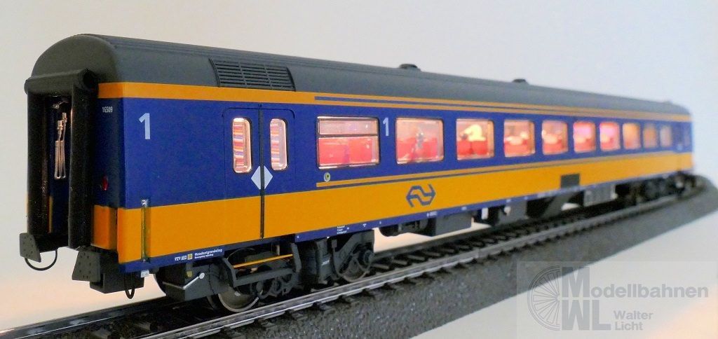 Exact Train 11162 - Personenwagen NS Ep.VI 1.Kl. Apmz 10 H0/GL Exact Train 11162 - Personenwagen NS Ep.VI 1.Kl. Apmz 10 H0/GL