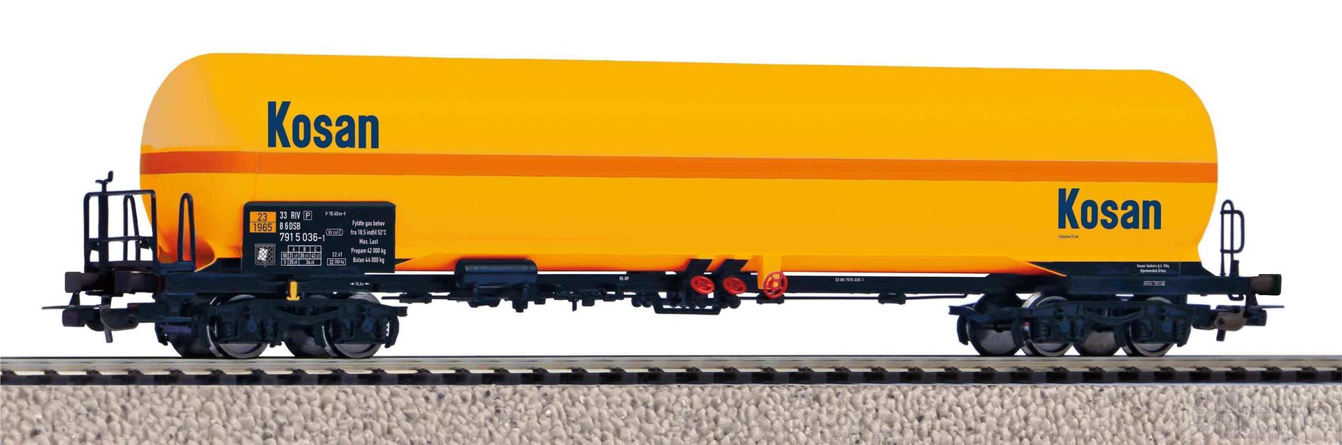 Piko 24618 - Druckgaskesselwagen DSB Ep.IV Kosangas H0/GL Piko 24618 - Druckgaskesselwagen DSB Ep.IV Kosangas H0/GL
