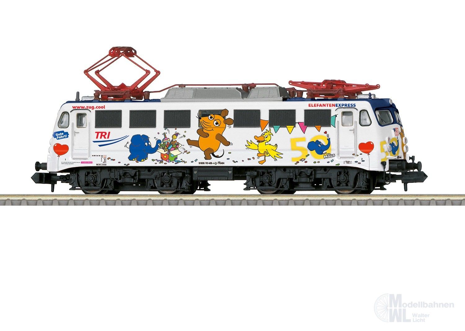 Trix 16260 - E-Lok BR 110 Elefantenexpress TRI Ep.VI N 1:160