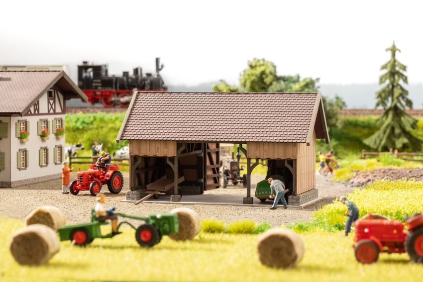 Noch 66715 - Landwirtschaftliches Nebengebäude H0 1:87 Noch 66715 - Landwirtschaftliches Nebengebäude H0 1:87