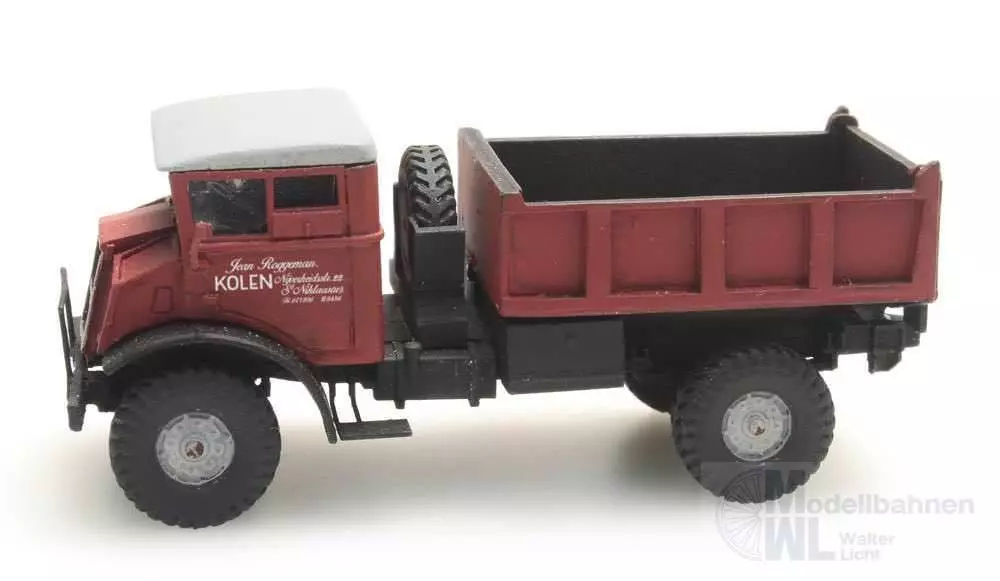 ARTITEC b.v. 387202 - Chevrolet 3T Jean Roggeman Kipper ZIVIL H0 1:87