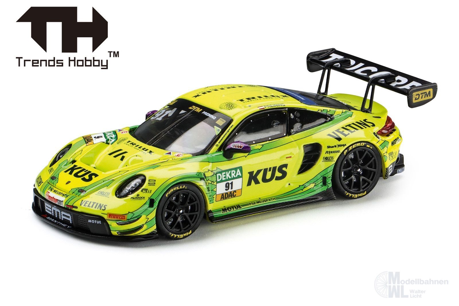 Herpa 864TH000025 - Porsche 911 GT3 R-DTM 2025 No.91 1:64