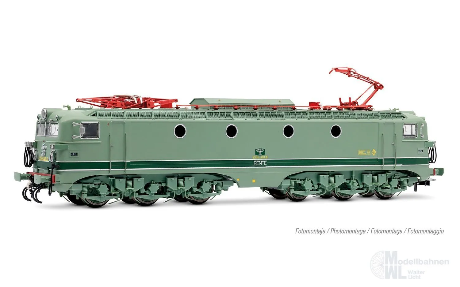Electrotren 2041D - E-Lok Serie 276-129 RENFE Ep.IV grün H0/GL Digital