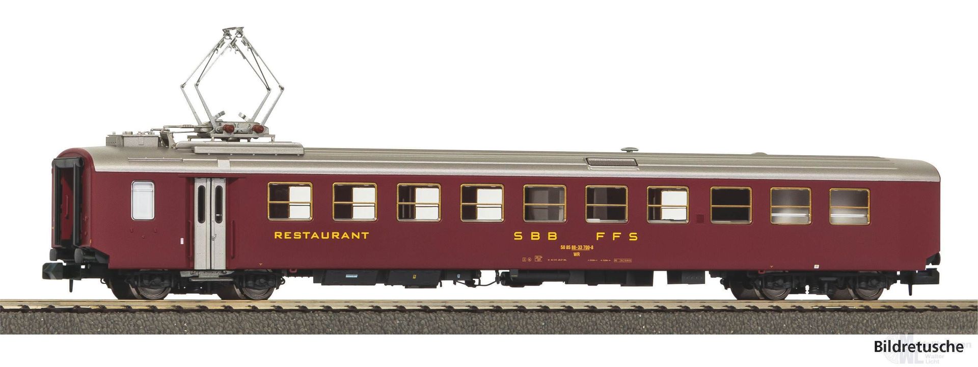 Piko 94385 - Speisewagen EW I SBB Ep.IV rot N 1:160