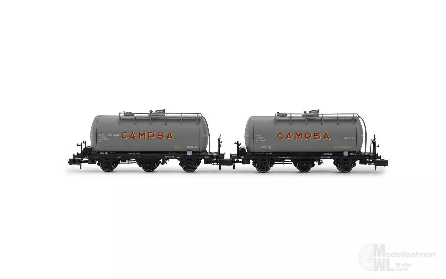 Arnold 6674 - Kesselwagen Set RENFE Ep.III 2.tlg. CAMPSA N 1:160