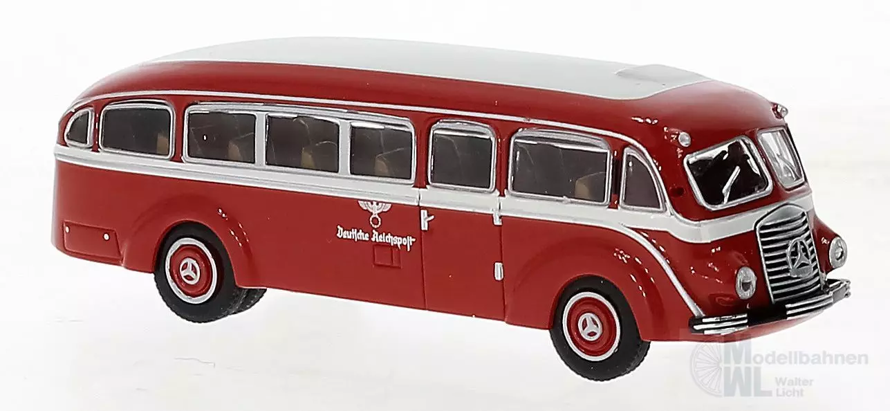 Brekina 52434 - Mercedes-Benz LO 3500 Stromlinie Deutsche Reichspost H0 1:87