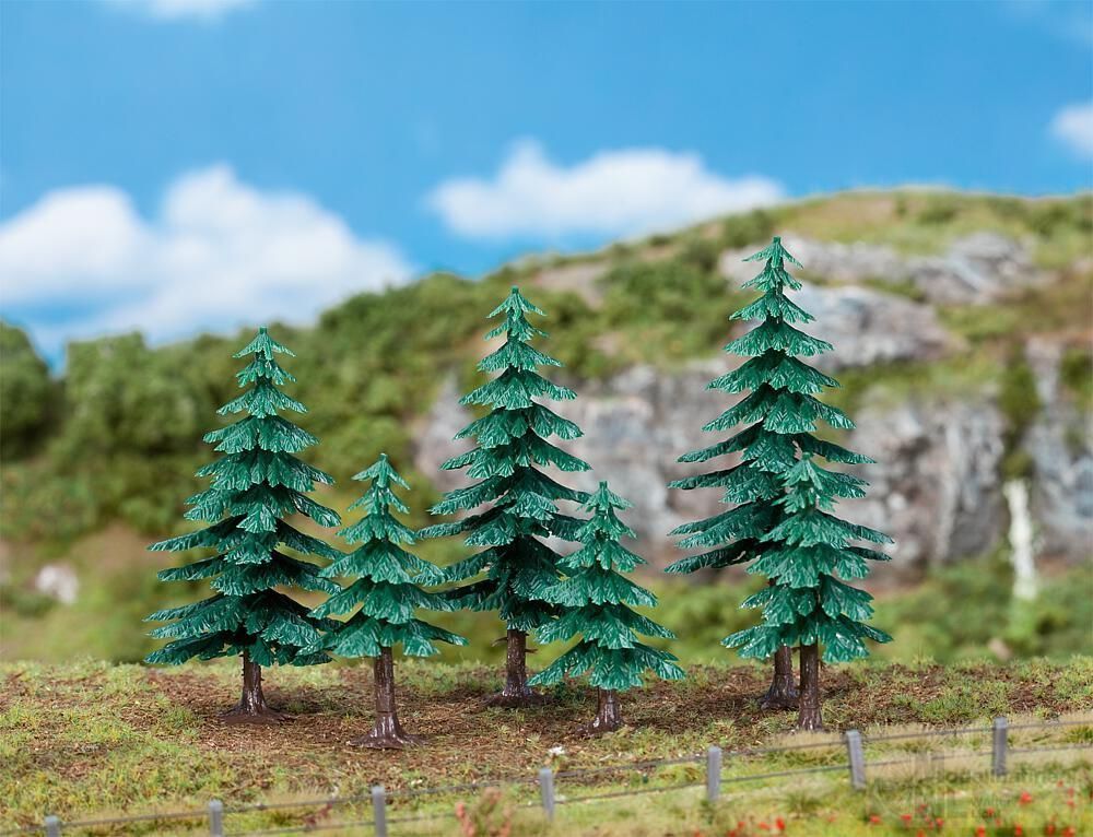 Faller 181157 - 6 Retro-Tannen H0 1:87