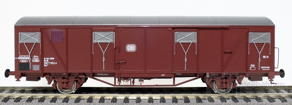 Exact Train 23100 - Güterwagen gedeckt DB Ep.IV Gbs 254 H0/GL