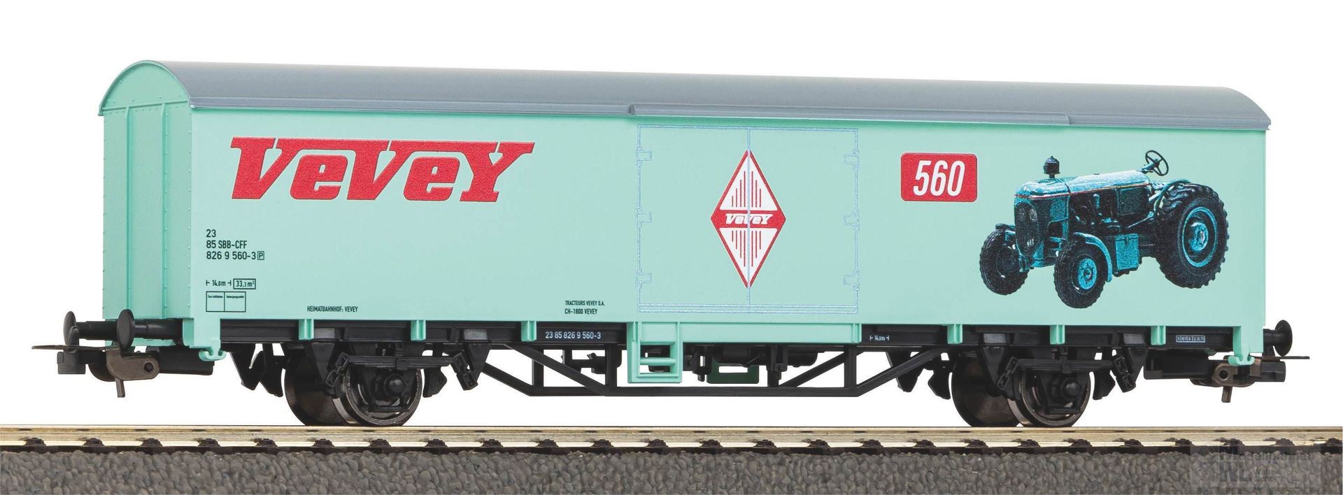 Piko 54306 - Güterwagen ged. SBB Ep.III Vevey H0/GL Hobby