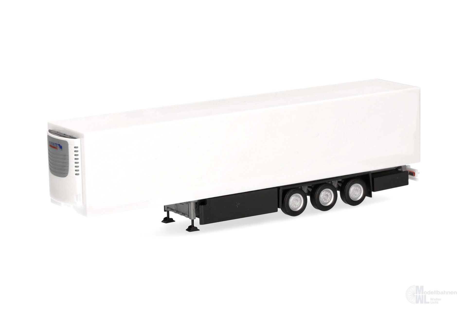Herpa 077088 - Schmitz E-Trailer Kühlkoffer-Auflieger H0 1:87