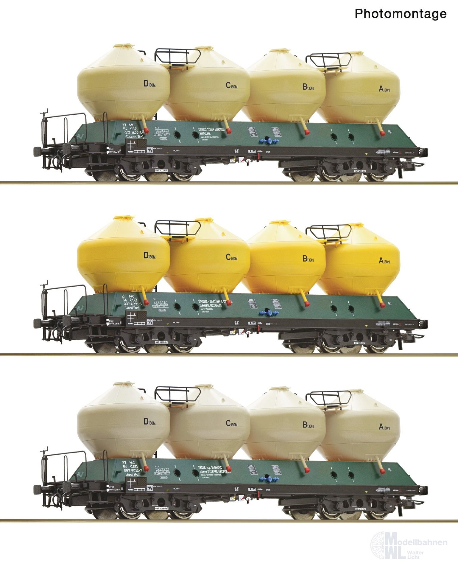 Roco 6600177 - Silowagen Set CSD Ep.IV 3.tlg. H0/GL
