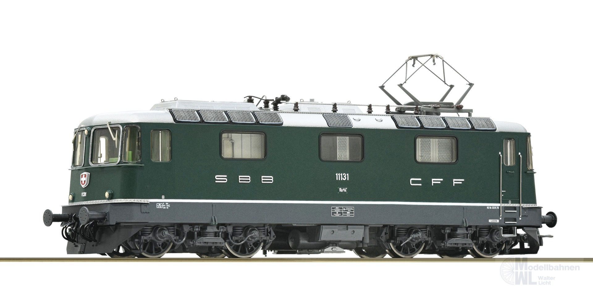 Roco 7520027 - E-Lok Re 4/4 II SBB Ep.IV 11131 grün H0/WS Sound