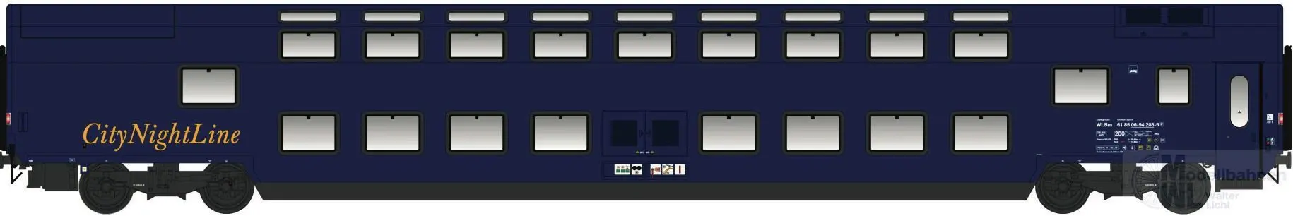 LS Models 49065AC - Schlafwagen CNL Ep.V WLABm H0/WS