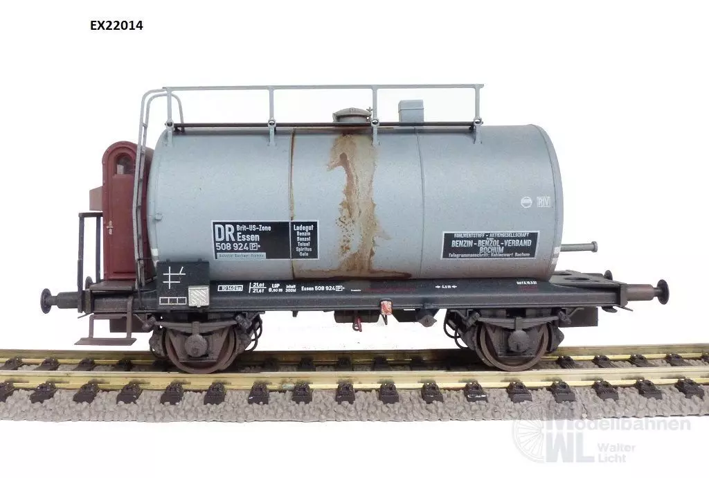 Exact Train 22014 - Kesselwagen DB Ep.III Benzin-Benzol Vertrieb H0/GL