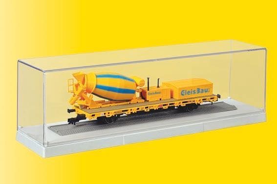 Kibri 12063 - Sammler-Vitrine mit Gleis L 245 x B 6 x H 65 cm