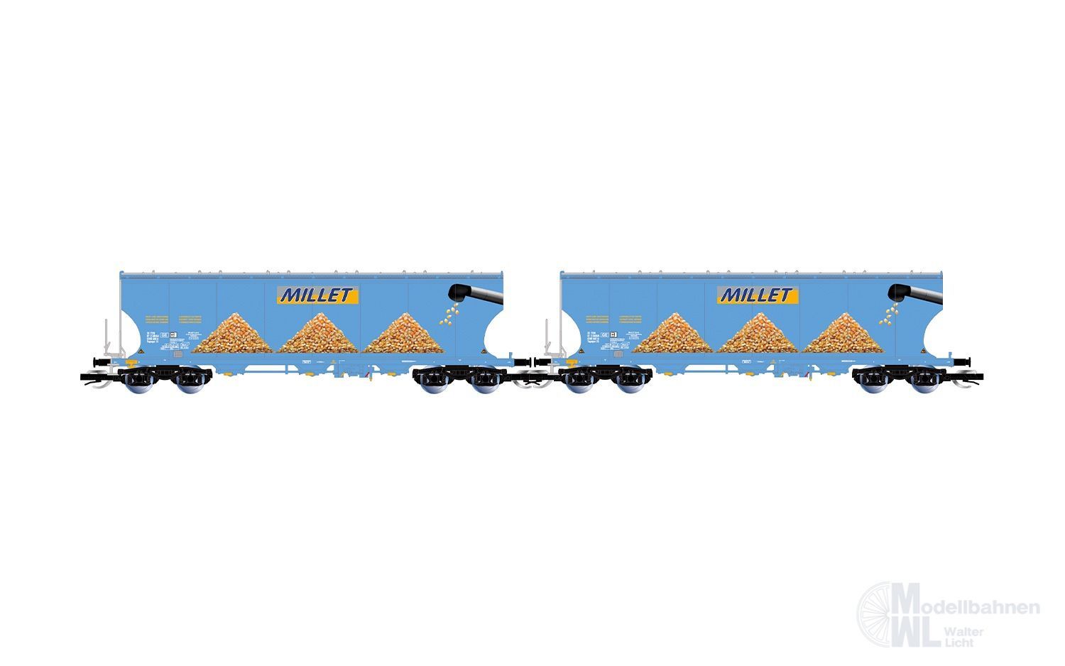 Arnold 9773 - Geteridesilowagen Set Millet Ep.VI 2.tlg. TT 1:120