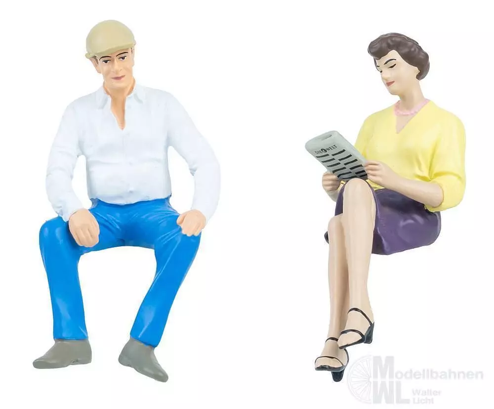 Pola 331501 - 2 Sitzende Personen Spur G 1:22,5