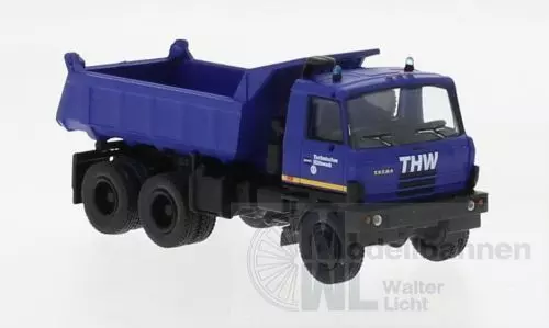 Brekina 71906 - Tatra 815 Kipper des THW H0 1:87