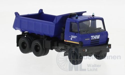Brekina 71906 - Tatra 815 Kipper des THW H0 1:87